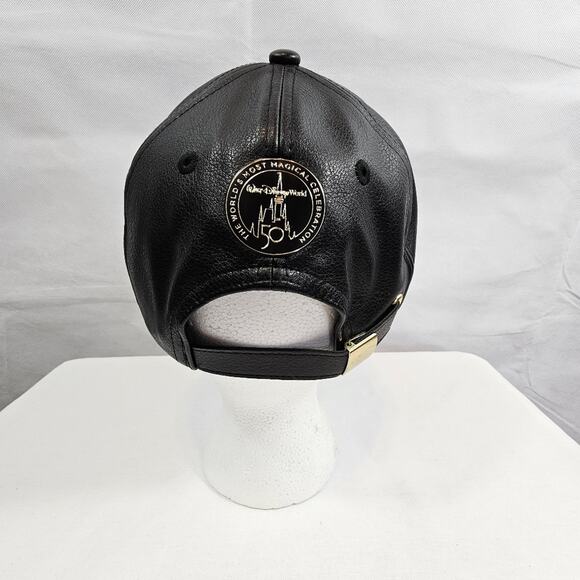 Walt Disney World 50th Anniversary Celebration Black Cap Hat NWT - Picture 5 of 9